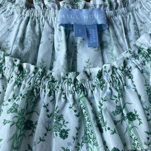 Hill House Home Lena Top in Green Vine Stripe - Picture 3 of 3